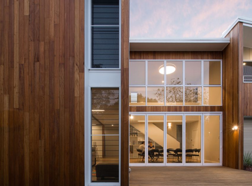 A Sleek and Stylish Sustainable Home for a Young Family in Newcastle by Bourne Blue Architecture (15)