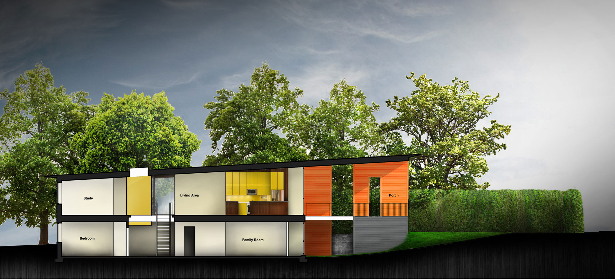 A Small Modern Home for a Young Family in the Forest Environment of Ottawa, Canada by Kariouk (13)