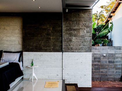 A Small Modern House From Glass, Concrete and Metal Structure in Campo Grande, Brazil by Alex Nogueira (11)