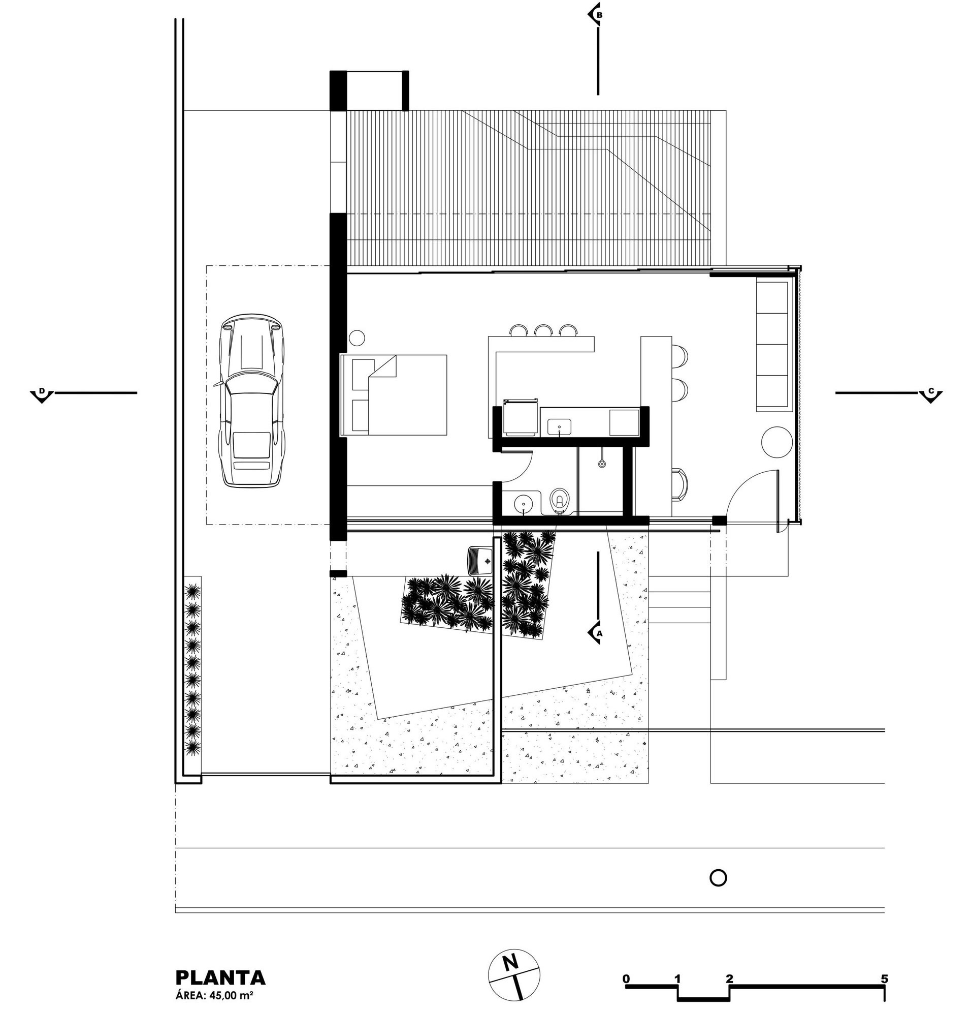 A Small Modern House From Glass, Concrete and Metal Structure in Campo Grande, Brazil by Alex Nogueira (17)