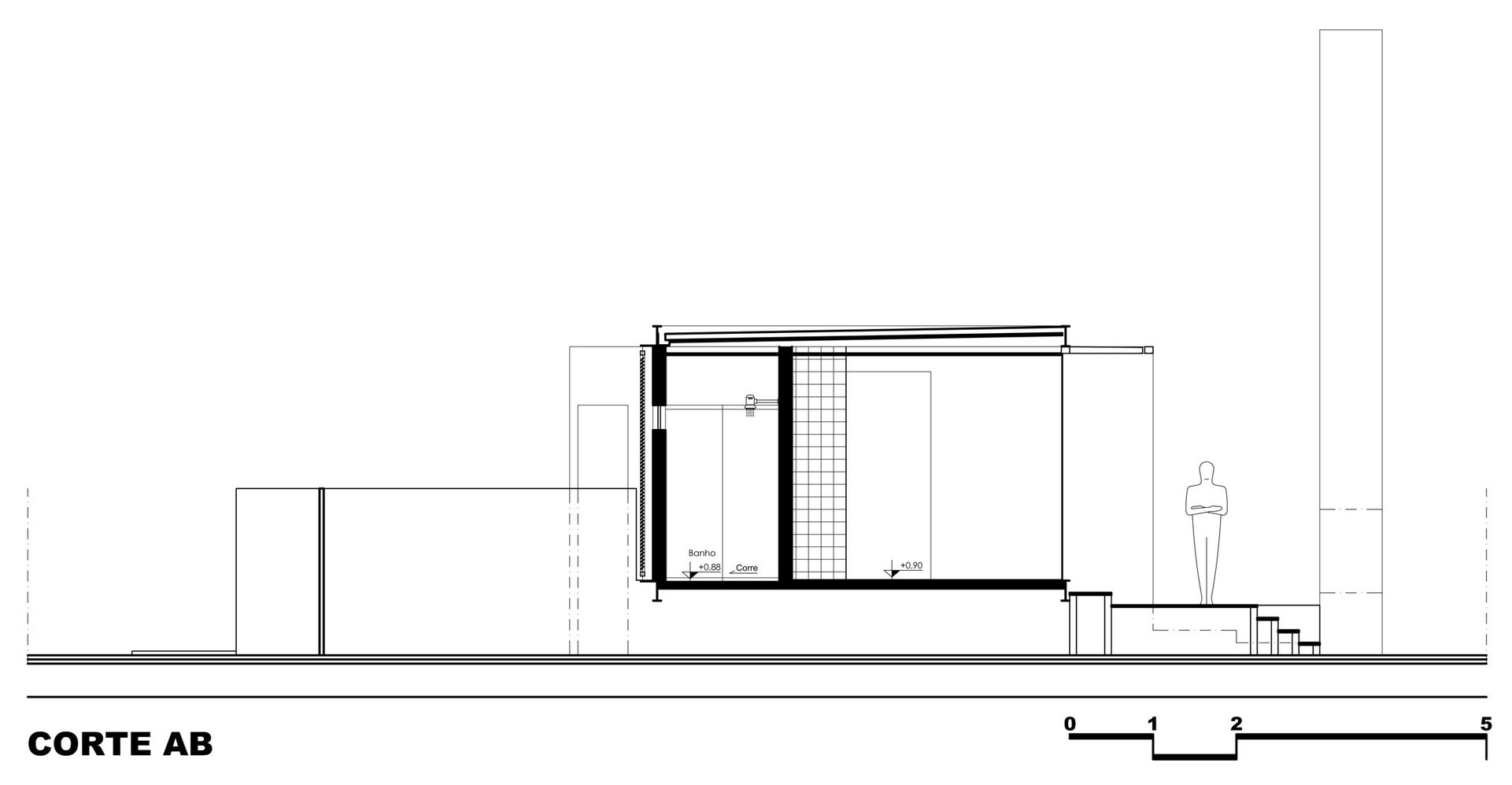 A Small Modern House From Glass, Concrete and Metal Structure in Campo Grande, Brazil by Alex Nogueira (20)