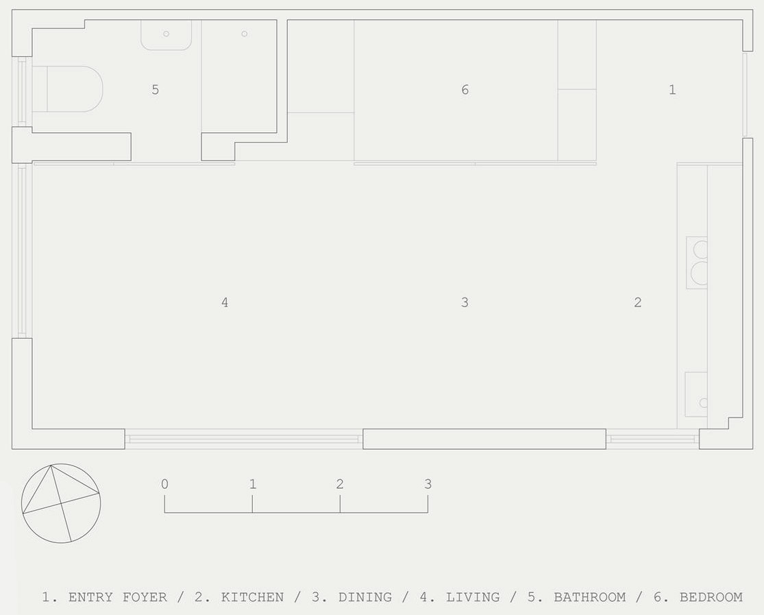 A Small and Beautiful Studio Apartment for One Person Families in Woolloomooloo by Nicholas Gurney (8)