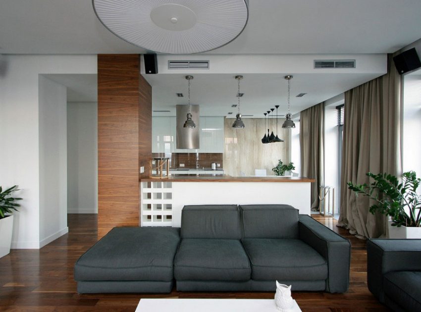 A Smart and Airy Contemporary Apartment with Comfortable Sense of Dynamics in Dnepropetrovsk by SVOYA Studio (2)