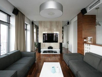 A Smart and Airy Contemporary Apartment with Comfortable Sense of Dynamics in Dnepropetrovsk by SVOYA Studio (3)