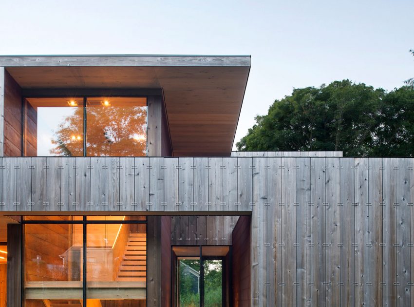 A Smart and Stylish Family Home with Series of Parallel Walls in Amagansett by Bates Masi Architects (11)