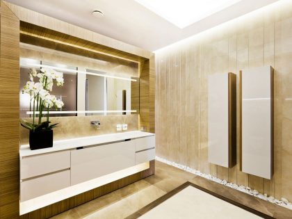 A Sophisticated Art Deco Home with Elegant Rich Wood and Golden Accents in St. Petersburg by NG Studio (18)