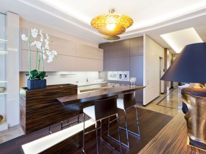 A Sophisticated Art Deco Home with Elegant Rich Wood and Golden Accents in St. Petersburg by NG Studio (8)