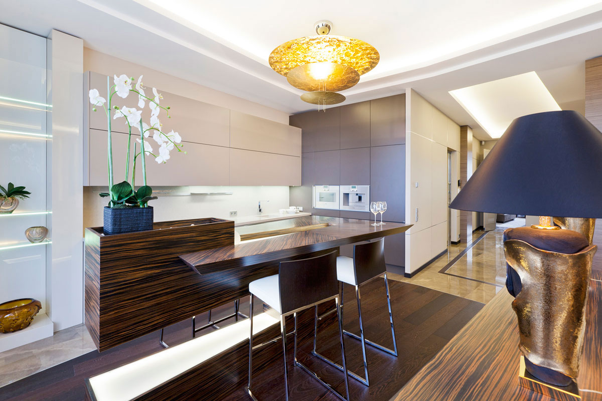 A Sophisticated Art Deco Home with Elegant Rich Wood and Golden Accents in St. Petersburg by NG Studio (8)