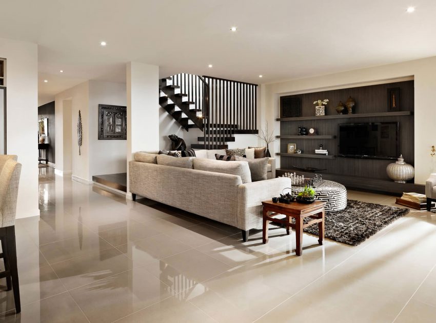 A Sophisticated Contemporary Home with Fresh and Stylish Interiors in Melbourne by Carlisle Homes (1)