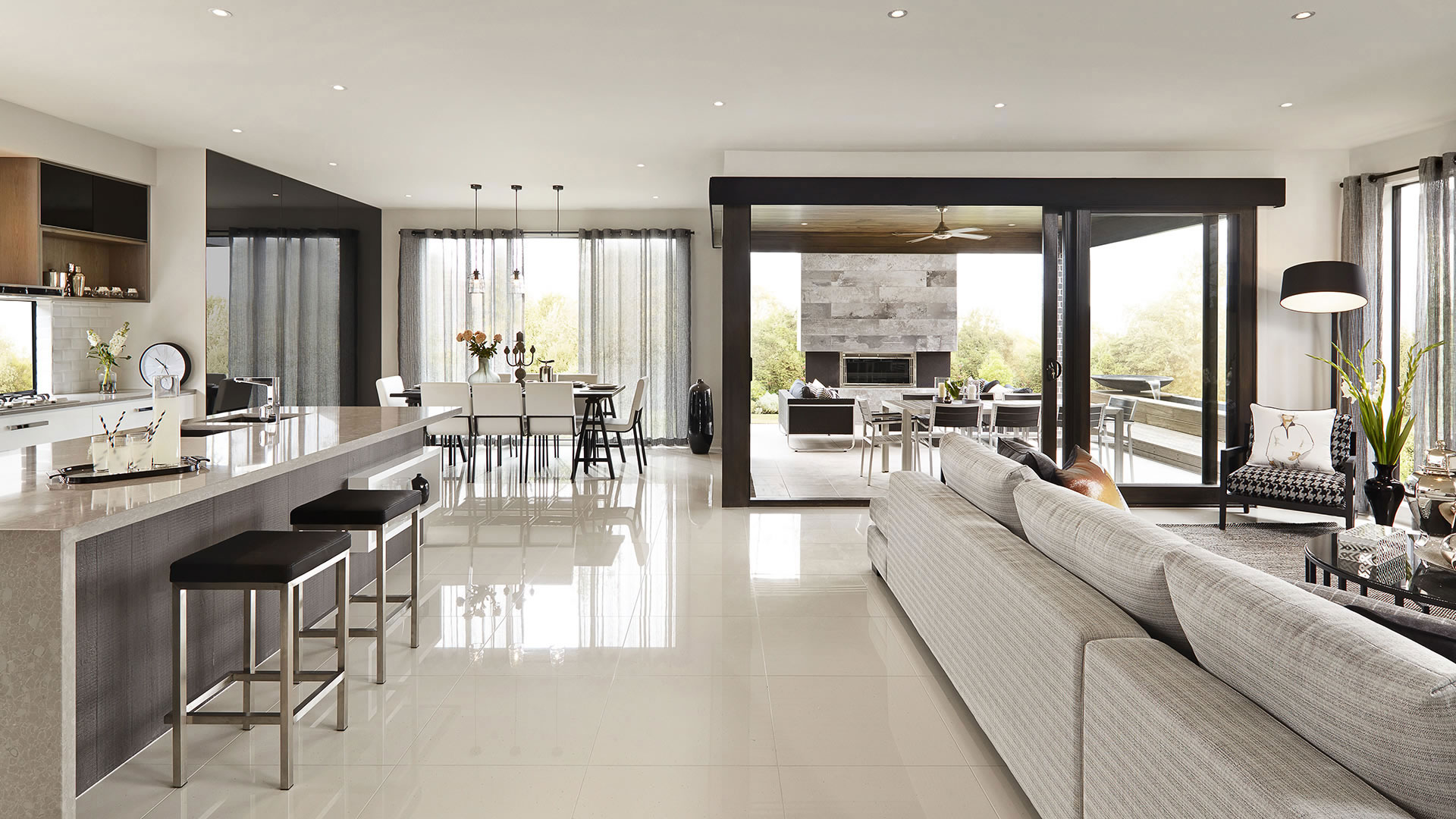 A Sophisticated Contemporary Home with Fresh and Stylish Interiors in Melbourne by Carlisle Homes (11)