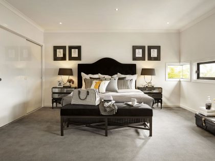 A Sophisticated Contemporary Home with Fresh and Stylish Interiors in Melbourne by Carlisle Homes (14)