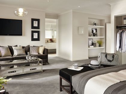 A Sophisticated Contemporary Home with Fresh and Stylish Interiors in Melbourne by Carlisle Homes (15)