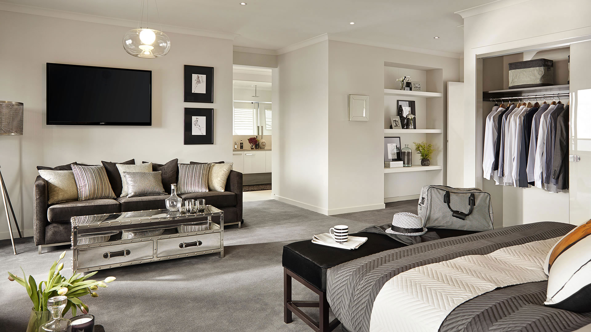 A Sophisticated Contemporary Home with Fresh and Stylish Interiors in Melbourne by Carlisle Homes (15)