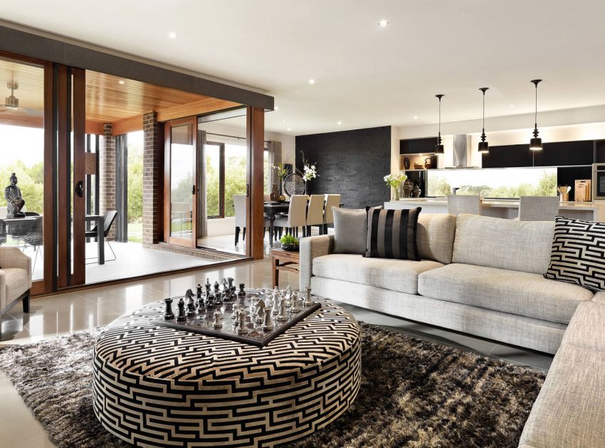 A Sophisticated Contemporary Home with Fresh and Stylish Interiors in Melbourne by Carlisle Homes (2)