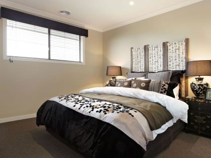 A Sophisticated Contemporary Home with Fresh and Stylish Interiors in Melbourne by Carlisle Homes (21)