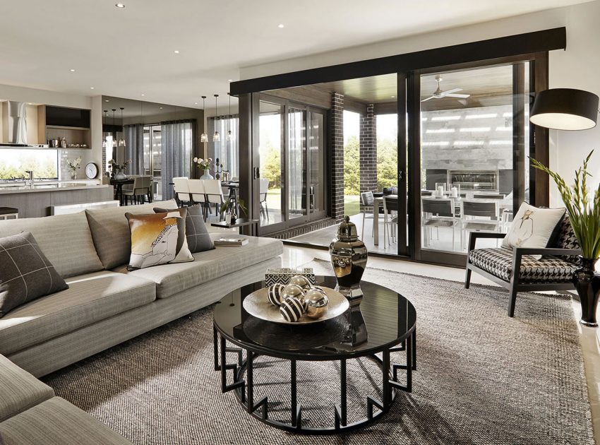 A Sophisticated Contemporary Home with Fresh and Stylish Interiors in Melbourne by Carlisle Homes (4)