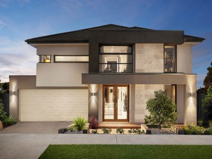 A Sophisticated Contemporary Home with Fresh and Stylish Interiors in Melbourne by Carlisle Homes (40)