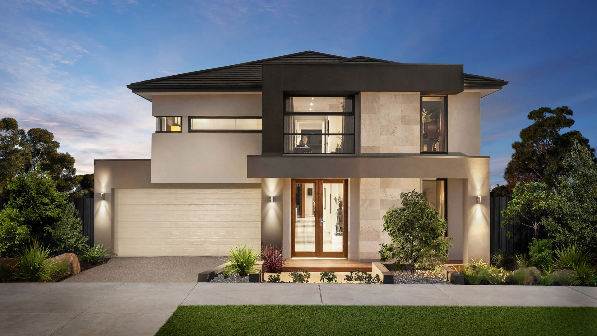 A Sophisticated Contemporary Home with Fresh and Stylish Interiors in Melbourne by Carlisle Homes (40)