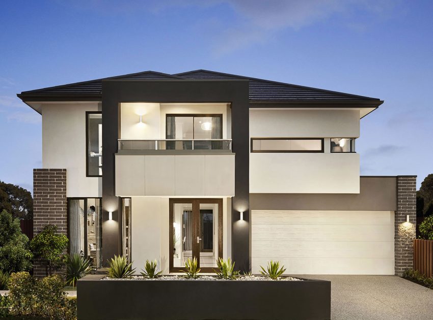 A Sophisticated Contemporary Home with Fresh and Stylish Interiors in Melbourne by Carlisle Homes (41)