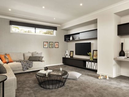 A Sophisticated Contemporary Home with Fresh and Stylish Interiors in Melbourne by Carlisle Homes (7)