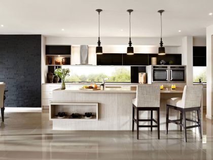 A Sophisticated Contemporary Home with Fresh and Stylish Interiors in Melbourne by Carlisle Homes (8)