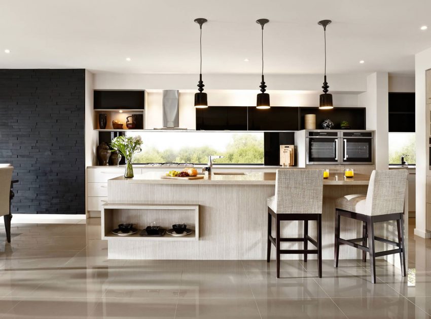 A Sophisticated Contemporary Home with Fresh and Stylish Interiors in Melbourne by Carlisle Homes (8)