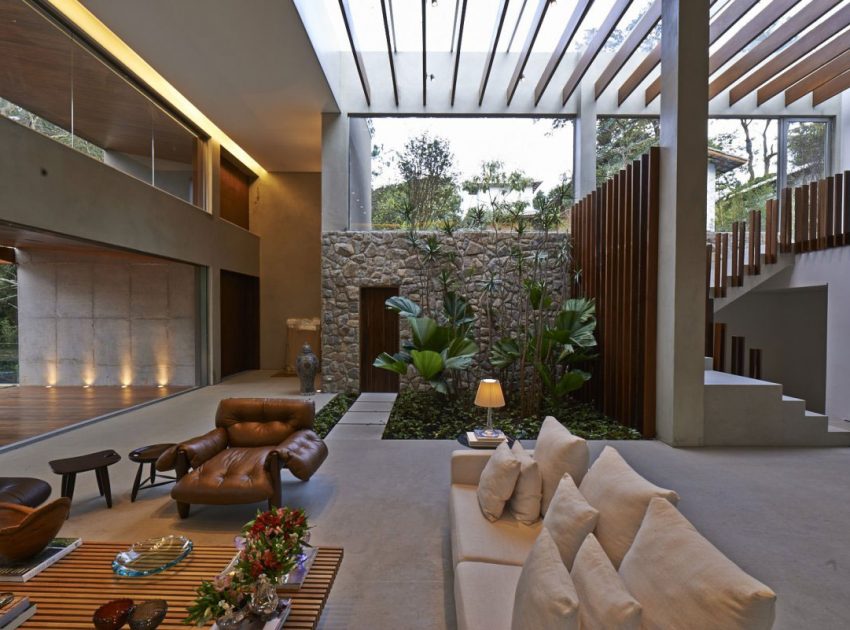 A Sophisticated Contemporary Home with Stunning Views in Nova Lima by Anastasia Arquitetos (11)