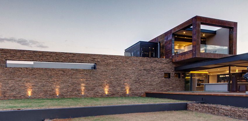 A Sophisticated and Warm Home with Unique and Stunning Views in Pretoria, South Africa by Nico van der Meulen Architects (18)