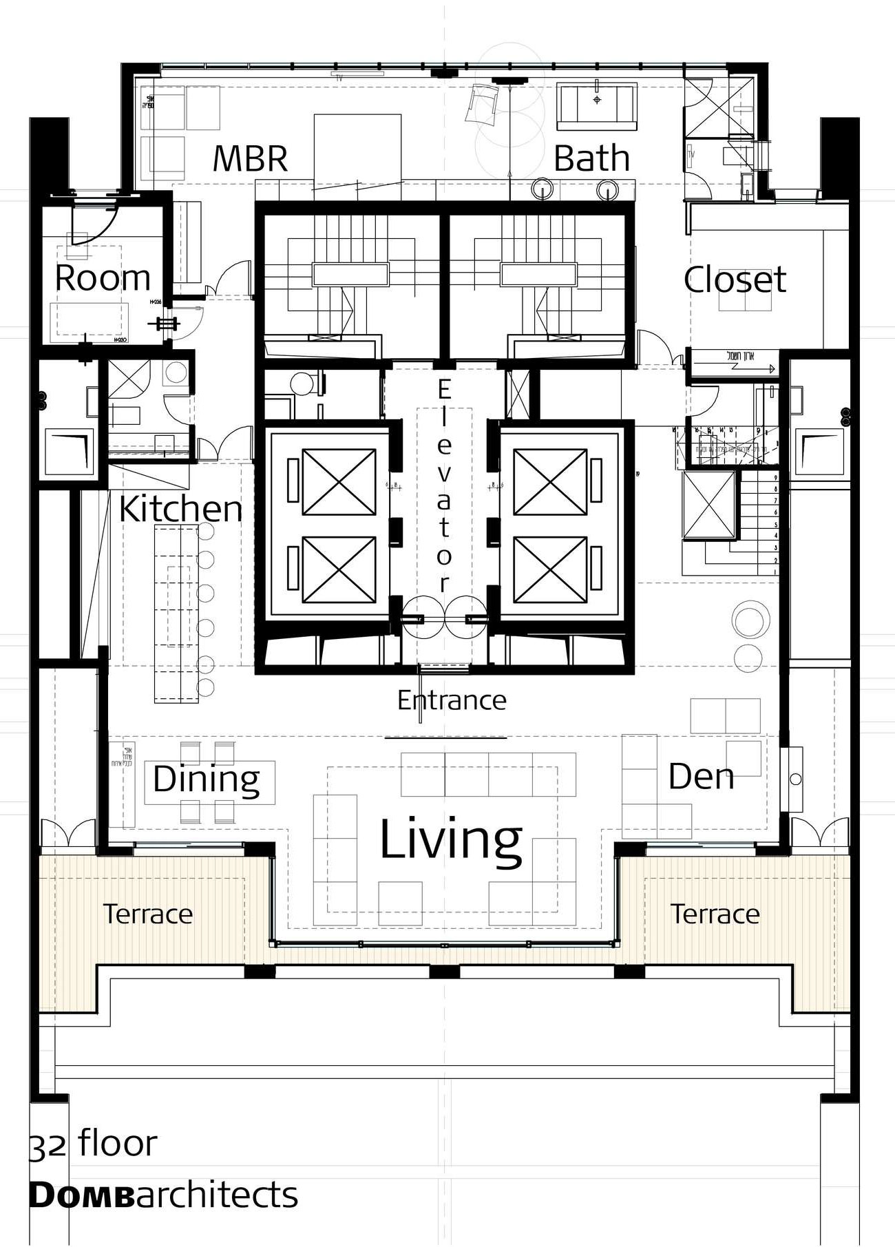 A Spacious Duplex Penthouse with Pool and Contemporary Elegance in Netanya by Domb Architects (17)