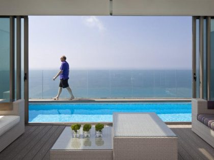 A Spacious Duplex Penthouse with Pool and Contemporary Elegance in Netanya by Domb Architects (2)