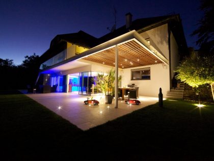 A Spacious Family Home Surrounded by Vast Expanses in Klosterneuburg, Austria by SUE ARCHITEKTEN (10)