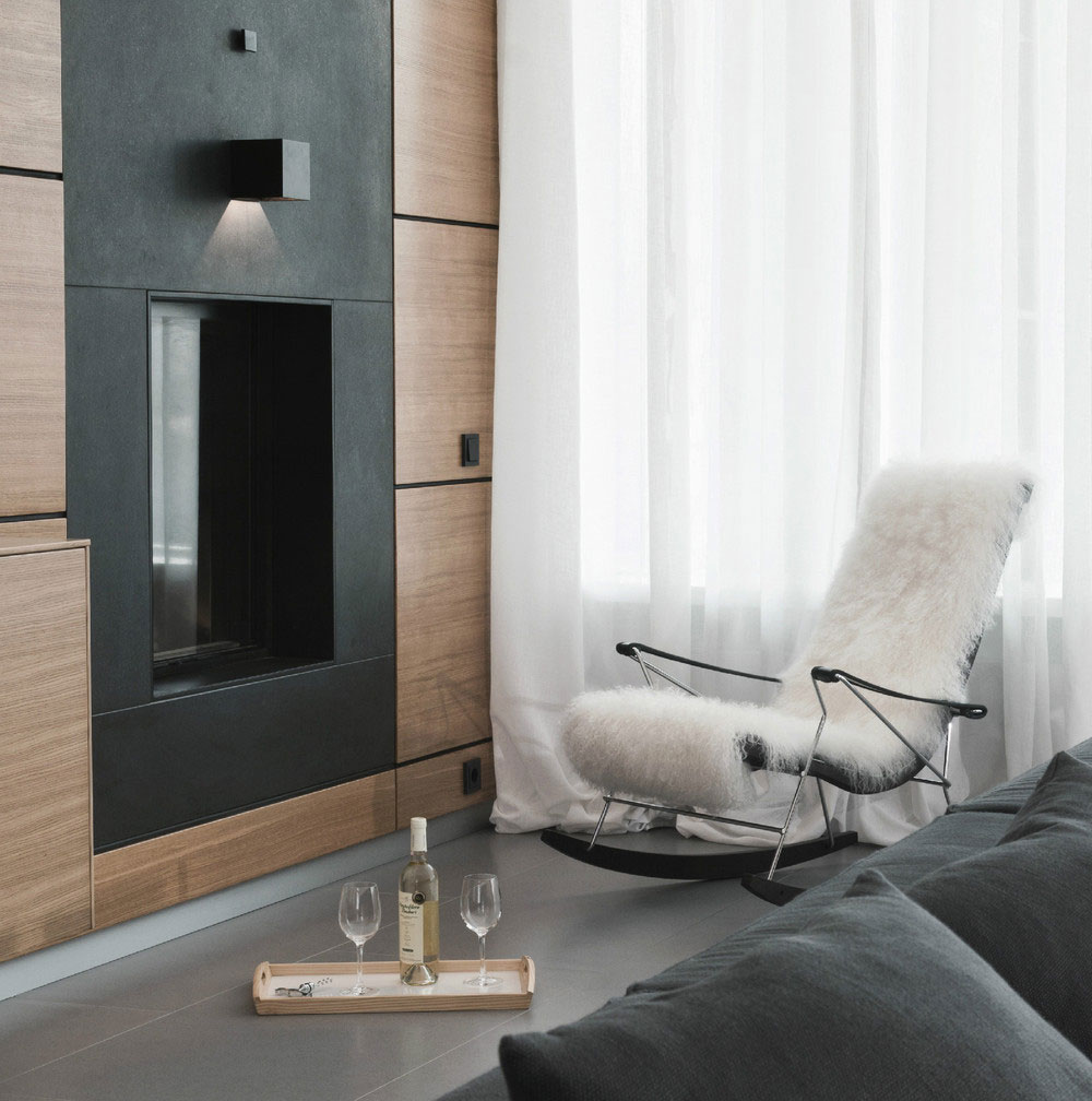 A Spacious House with Wood Elements and White Walls on the Edge of the Forest in Dnipropetrovsk by ArhObraz (2)