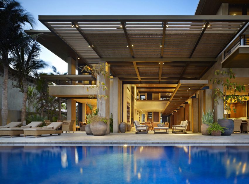 A Spacious Modern Home Influenced by Sophisticated and Beautiful Interiors in Cabo San Lucas by Olson Kundig Architects (2)