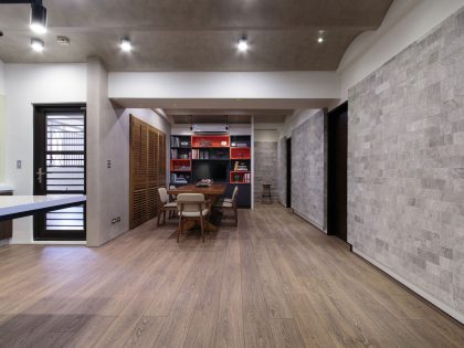 A Spacious Modern Penthouse Apartment for a Young Family in Taiwan by PMK+designers (11)