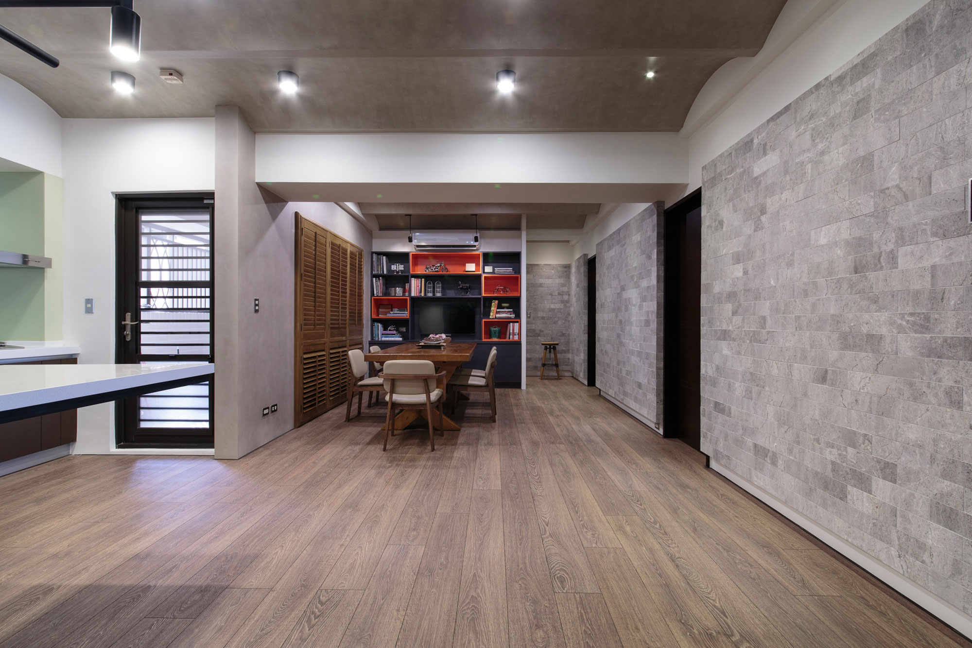 A Spacious Modern Penthouse Apartment for a Young Family in Taiwan by PMK+designers (11)