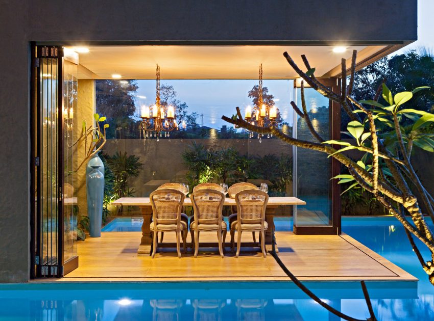 A Spacious Modern Retreat Surrounded by Gardens and Swimming Pool in Khandala, India by Abraham John ARCHITECTS (15)