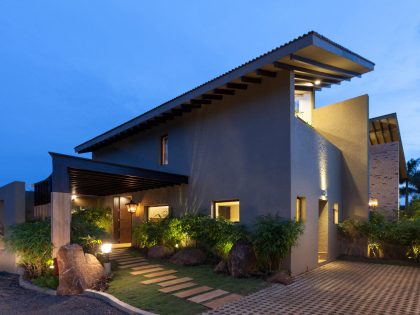 A Spacious Modern Retreat Surrounded by Gardens and Swimming Pool in Khandala, India by Abraham John ARCHITECTS (18)