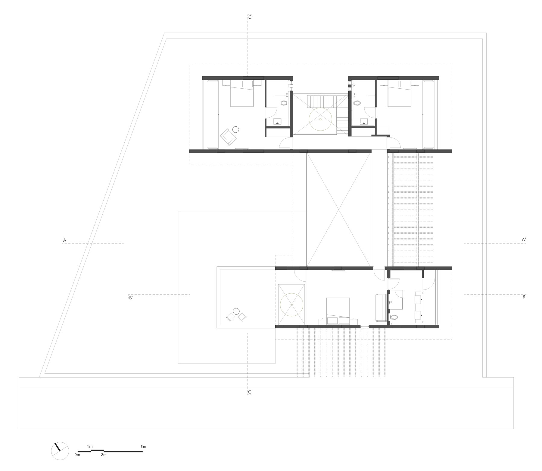 A Spacious Modern Retreat Surrounded by Gardens and Swimming Pool in Khandala, India by Abraham John ARCHITECTS (20)