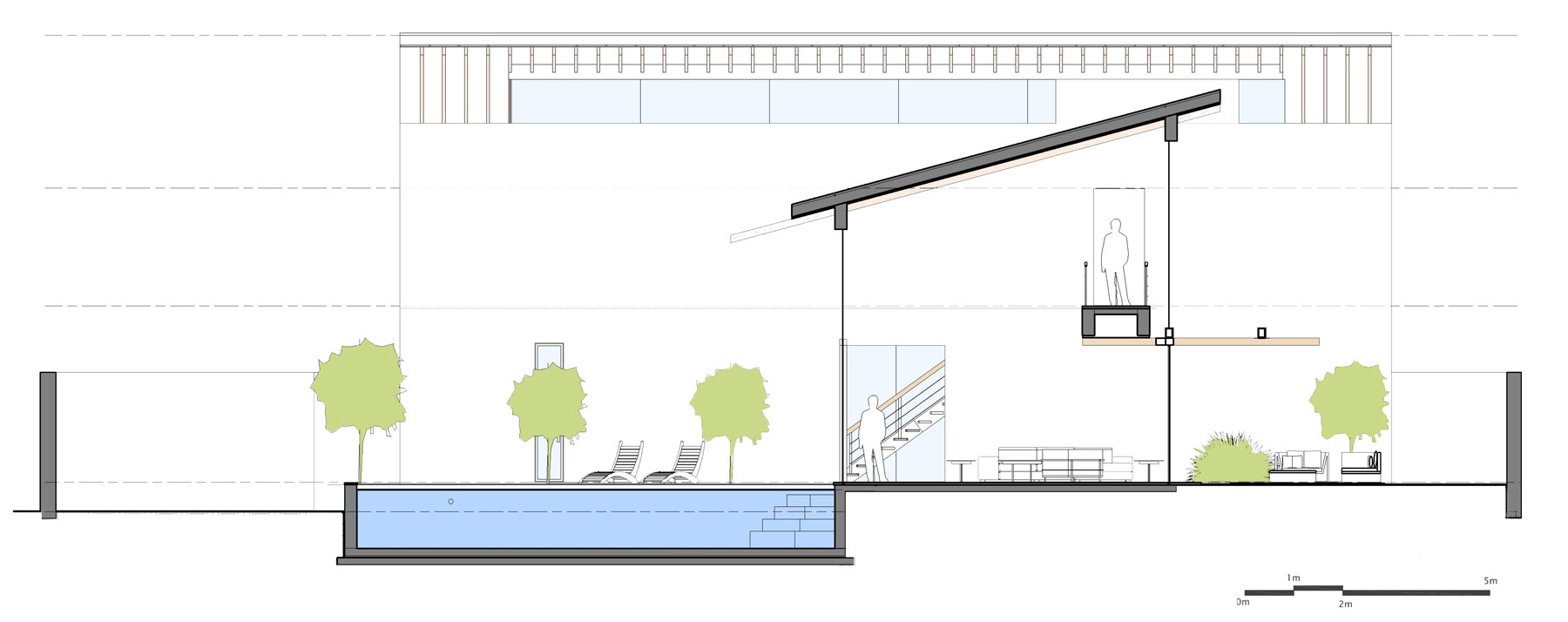 A Spacious Modern Retreat Surrounded by Gardens and Swimming Pool in Khandala, India by Abraham John ARCHITECTS (22)