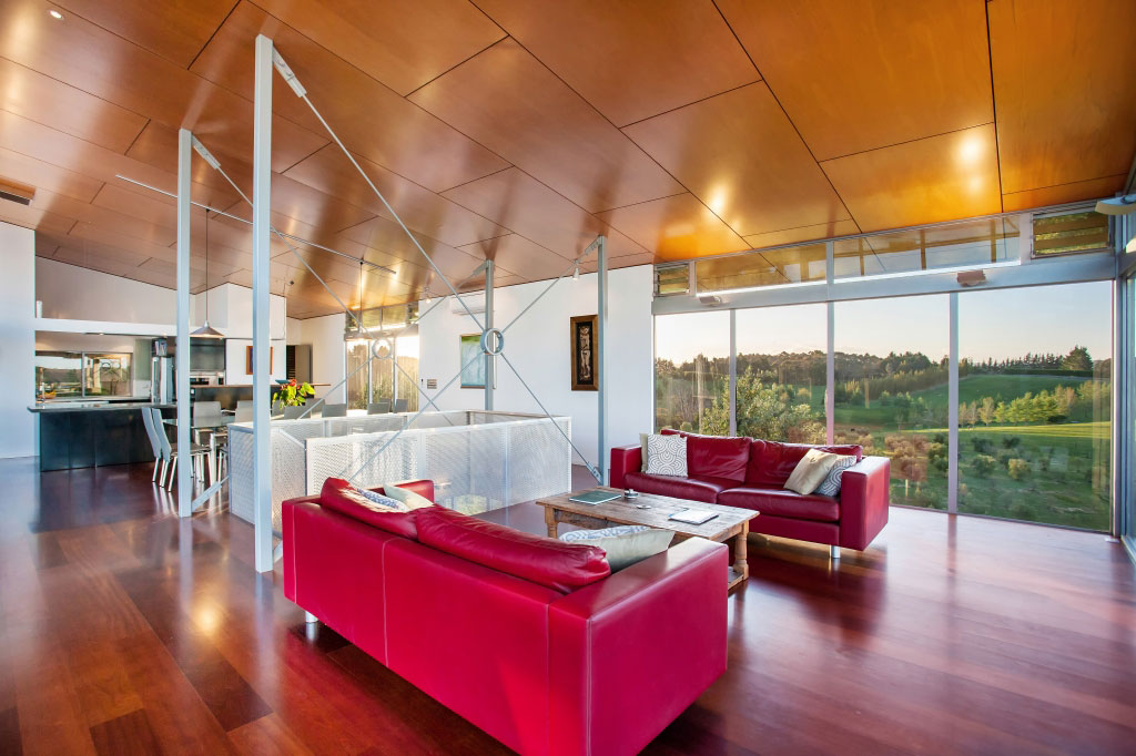 A Spacious Waterfront Home with Bold and Vibrant Interiors in Kerikeri by Richard Naish (18)