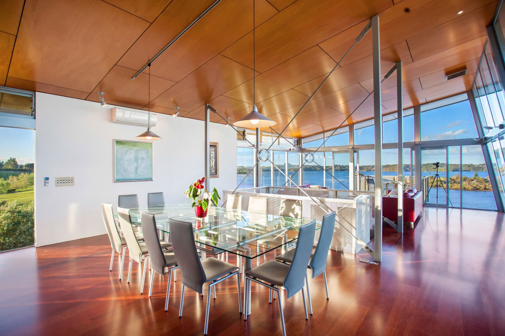 A Spacious Waterfront Home with Bold and Vibrant Interiors in Kerikeri by Richard Naish (23)