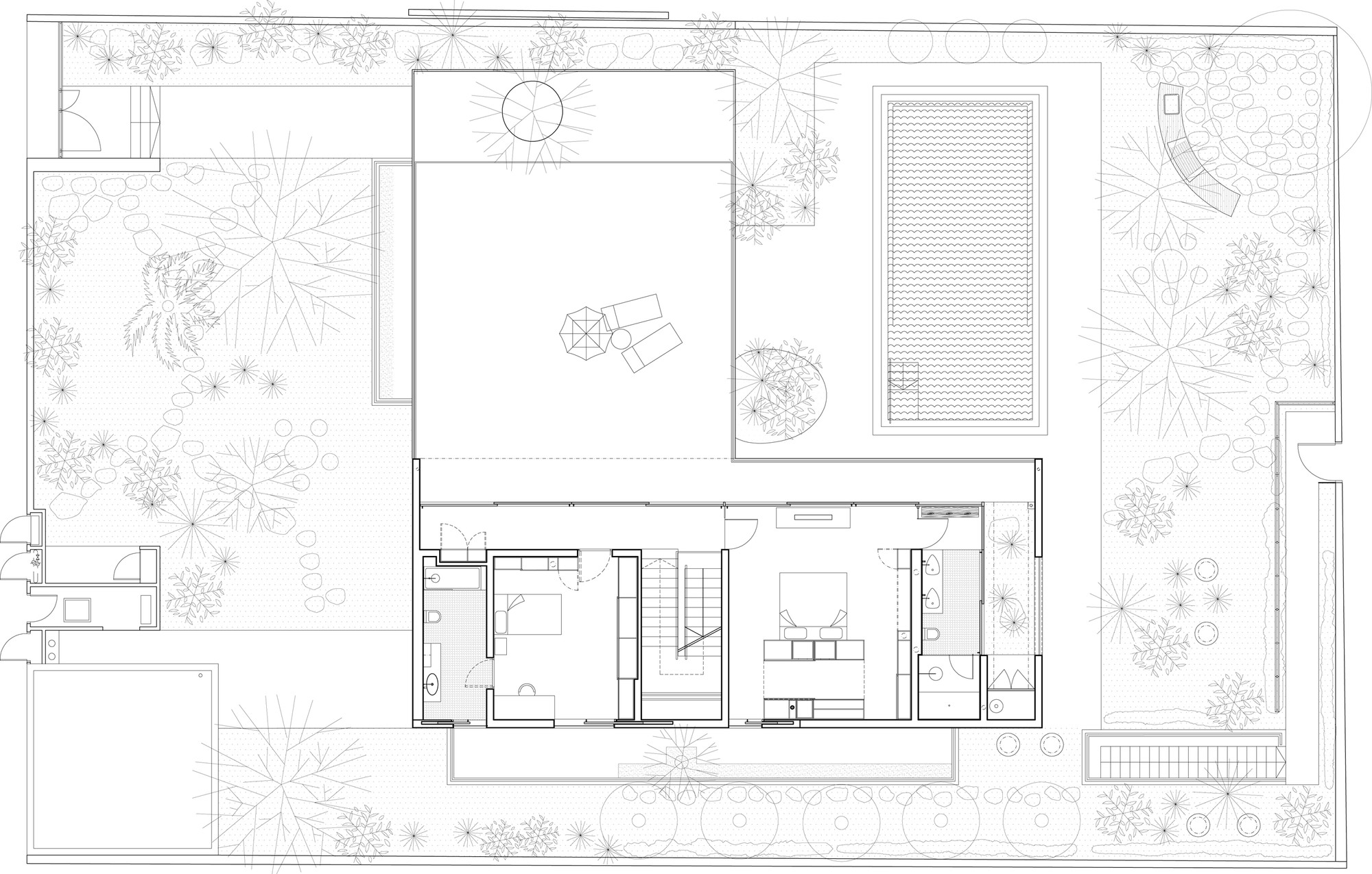 A Spacious and Comfortable Contemporary House with Pool in Tel Aviv, Israel by Weinstein Vaadia Architects (14)