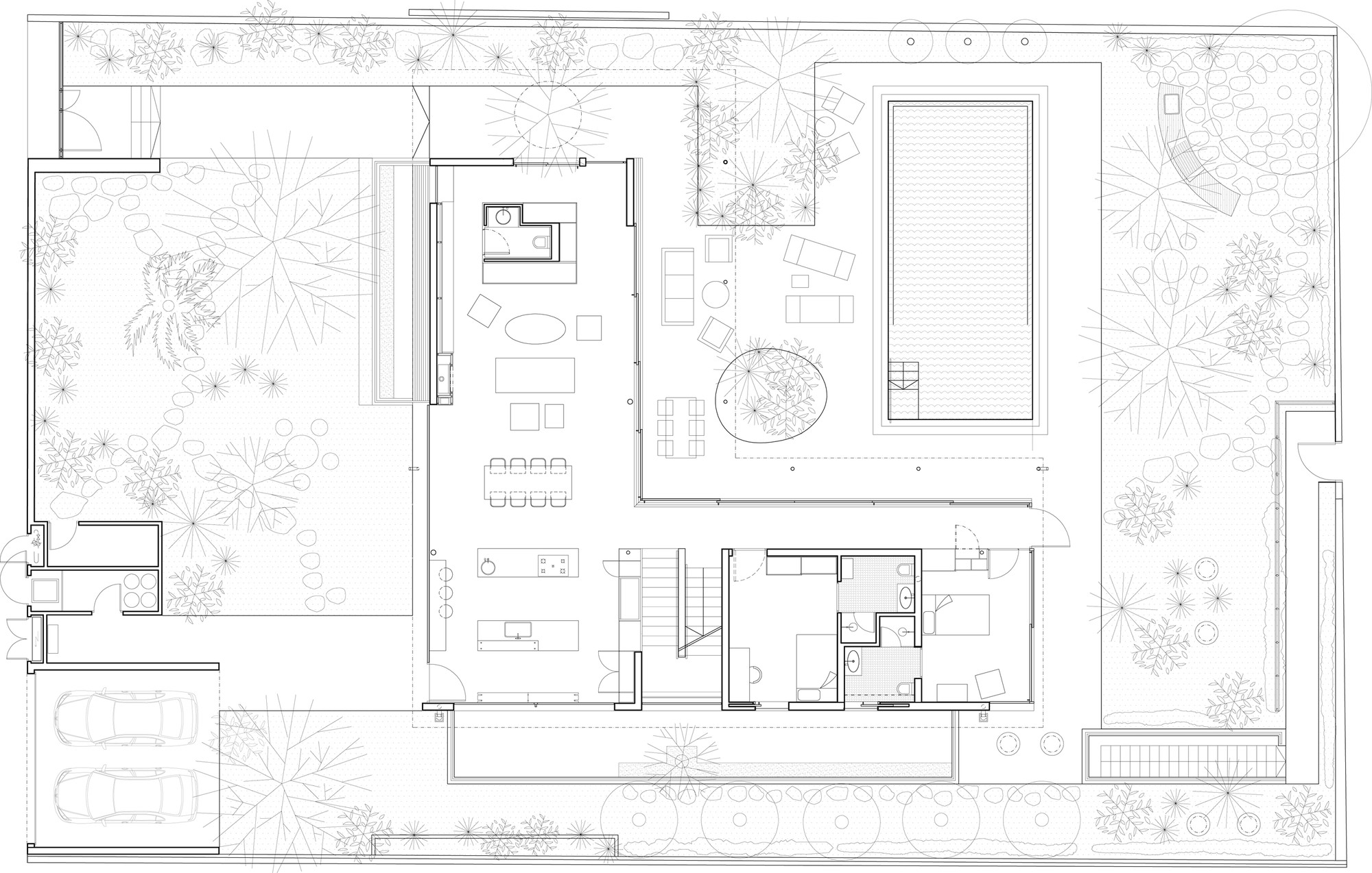 A Spacious and Comfortable Contemporary House with Pool in Tel Aviv, Israel by Weinstein Vaadia Architects (15)