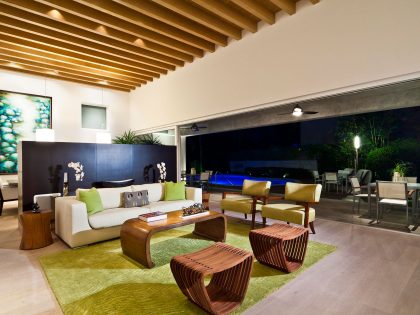 A Spacious and Luminous Modern Home Surrounded by Stunning Gardens in San Pedro Garza Garcia by Arq. Bernardo Hinojosa (26)
