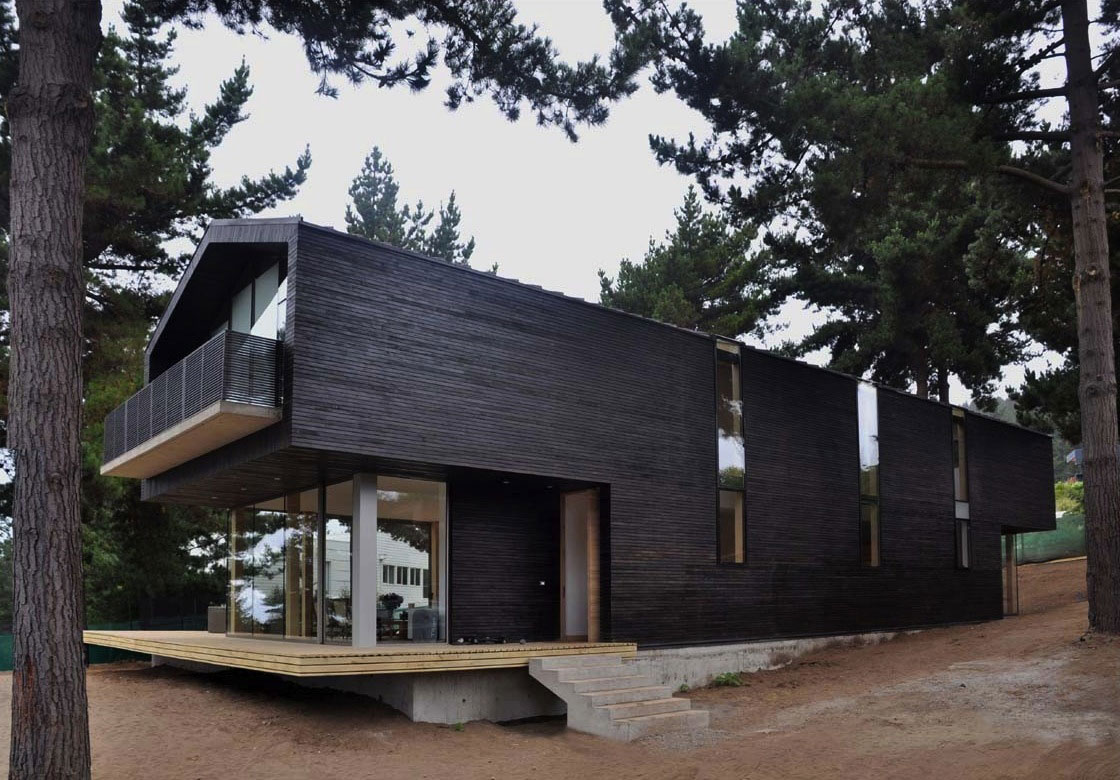 A Spacious and Warm Modern Home Embraced by a Forest of Pines in Zapallar by Raimundo Anguita (3)