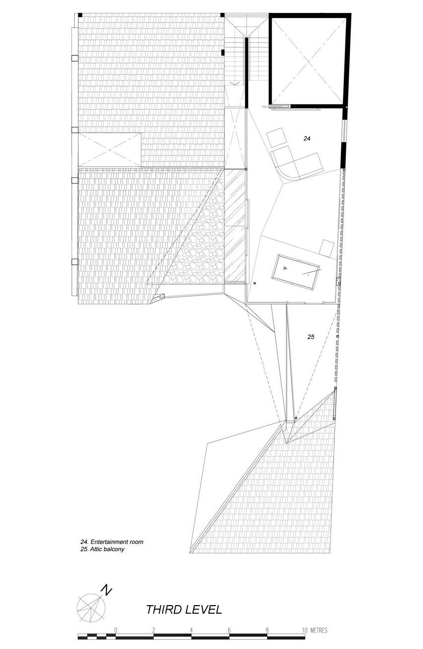 A Spacious and Warm Semi-Detached House with Angular Pitched Canopy in Singapore by A D Lab (19)