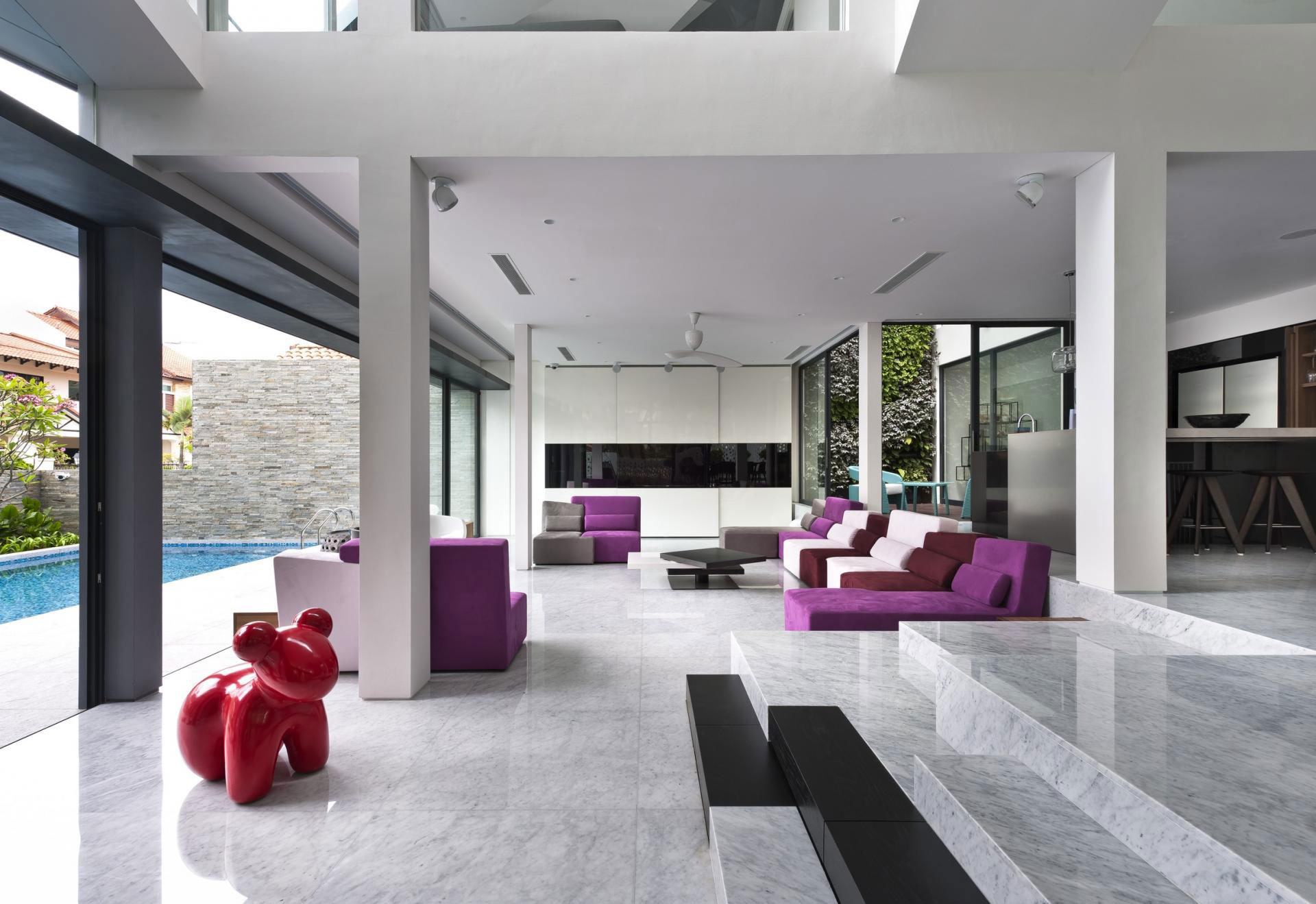 A Spacious and Warm Semi-Detached House with Angular Pitched Canopy in Singapore by A D Lab (8)