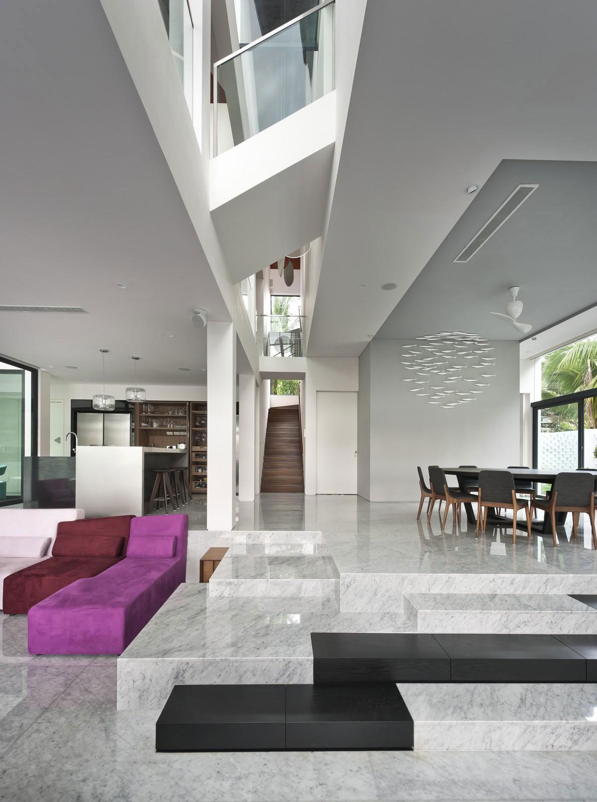 A Spacious and Warm Semi-Detached House with Angular Pitched Canopy in Singapore by A D Lab (9)
