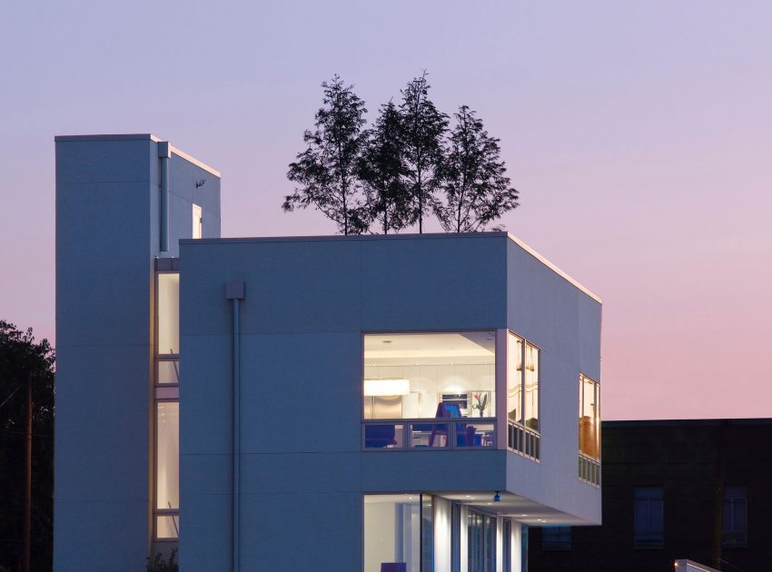 A Spectacular Ultra Modern Home with Breathtaking Views in Cleveland, Ohio by Robert Maschke Architects (14)