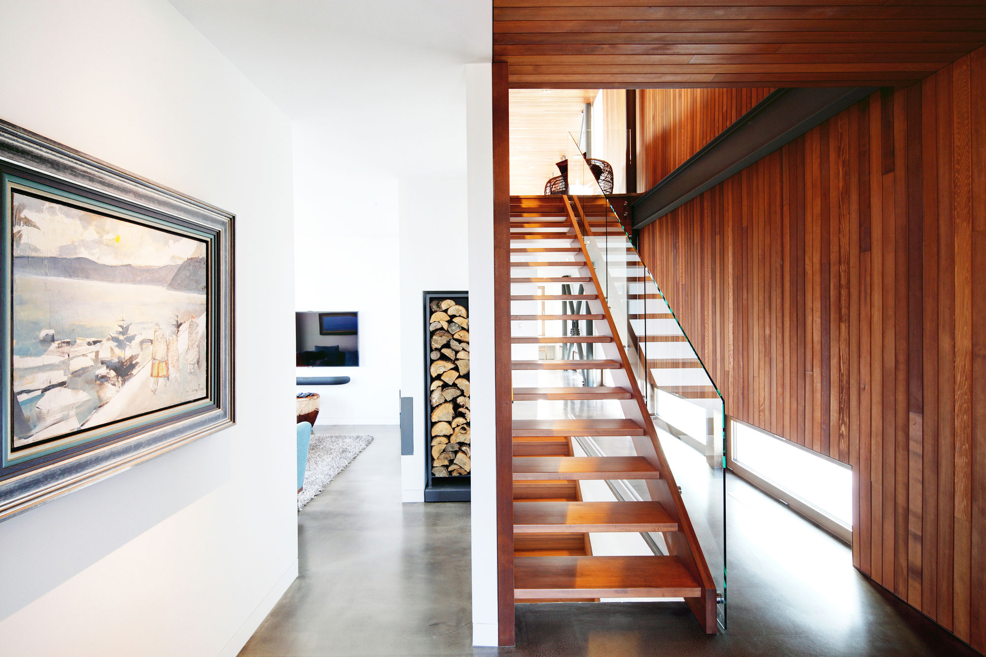 A Spectacular and Elegant Contemporary House Overlooking the St. Lawrence River of Quebec by Bourgeois Lechasseur Architectes (10)